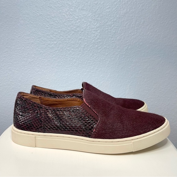 Frye 'Gemma Block' Genuine Calf Hair Slip-on Sneaker - Picture 6 of 9